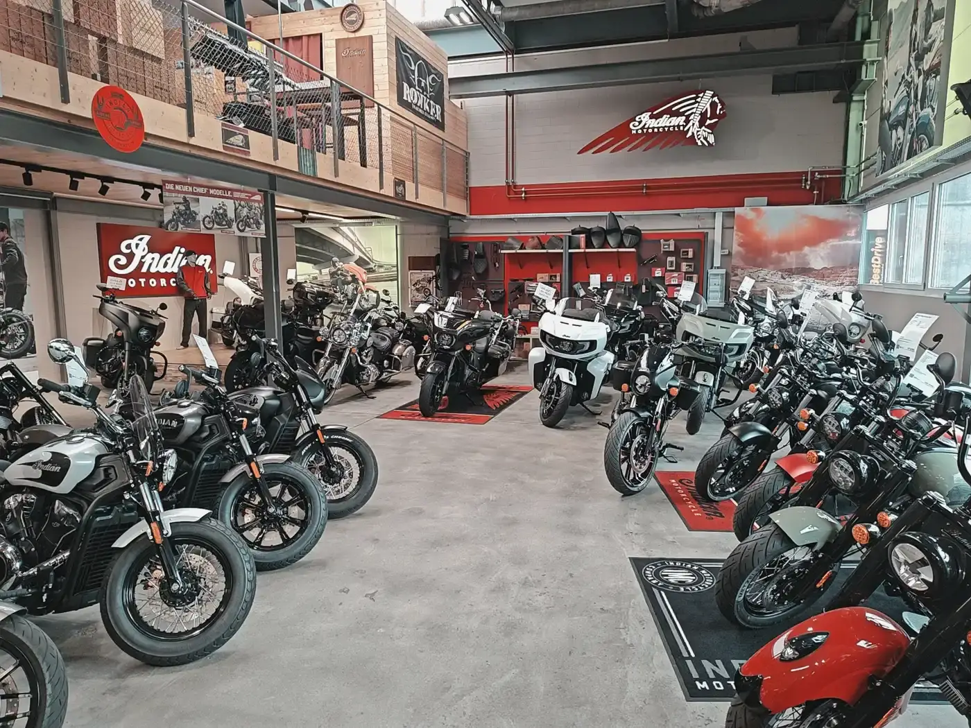 Indian Showroom im Moto-Center WEST